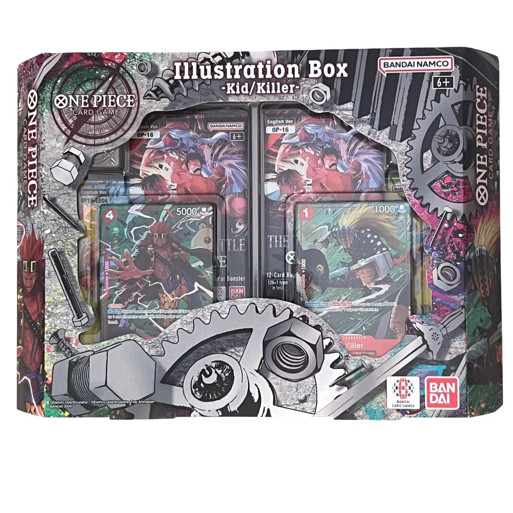 One Piece TCG Illustration Box Vol 7 & 8 Set Rayleigh Kid Killer English NEW - Picture 4 of 5